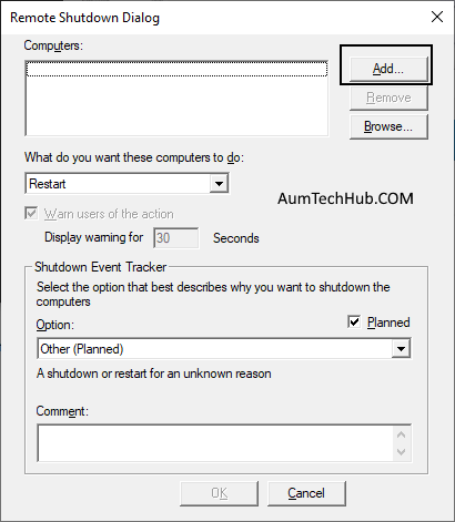 How to reboot a remote computer or server? – AumTechHub.Com